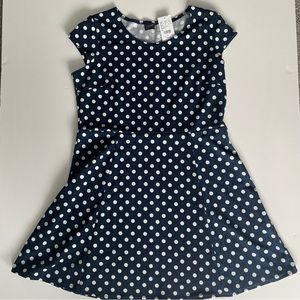 Laura Women Practical and Cute A-Line Blue Polka Dot Dress NEW NWT Size XL